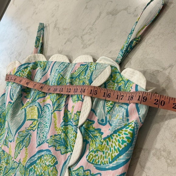 Lilly Pulitzer Mercede Stretch Dress in Urchin Pink Vitamin Sea Smocked - Picture 14 of 16